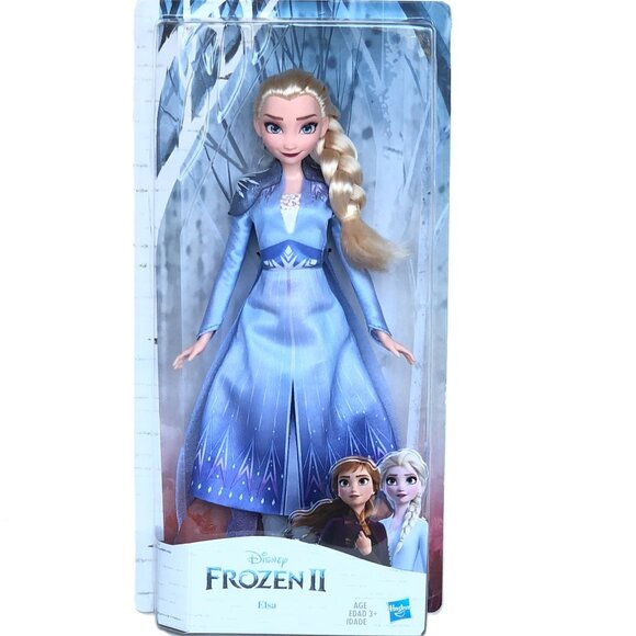 New in Box-Hasbro Disney Frozen 2 Elsa Fashion Doll with Long Blonde Hair - Picture 4 of 14